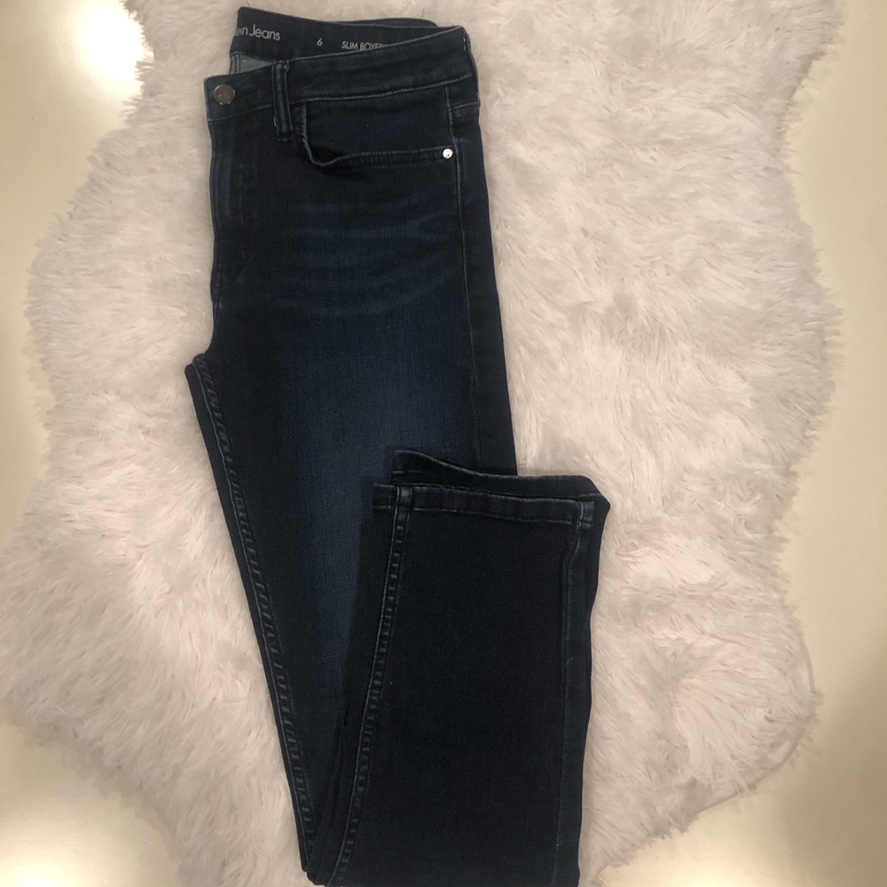 Calvin Klein slim boyfriend jeans
